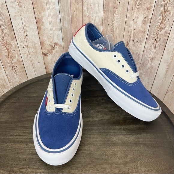Vans Authentic Pro “Stv Navy/Classic White” Sneaker Size 9 Women - Picture 1 of 10
